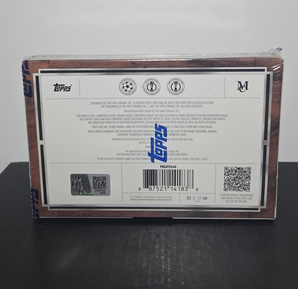 2024-25 Topps Museum Collection UEFA Club Competitions Soccer Hobby Box