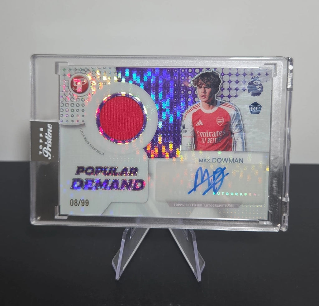 Topps Pristine Popular Demand Max Dowman Rookie Patch Auto /99