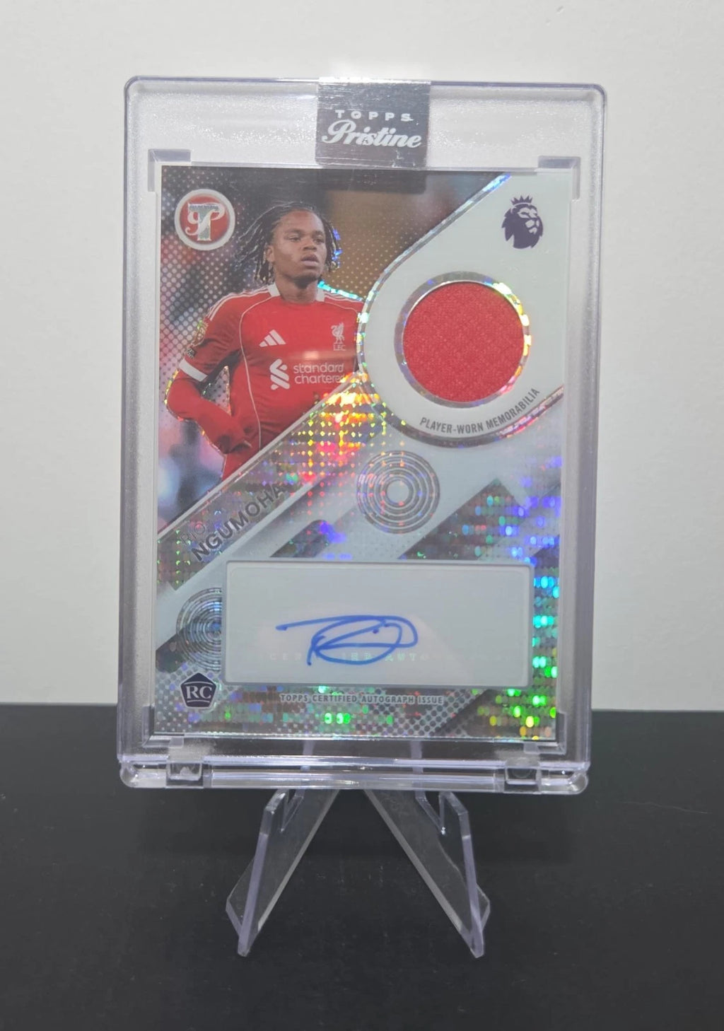 2025-26 Topps Pristine Rio Ngumoha Rookie Auto Patch RC Liverpool