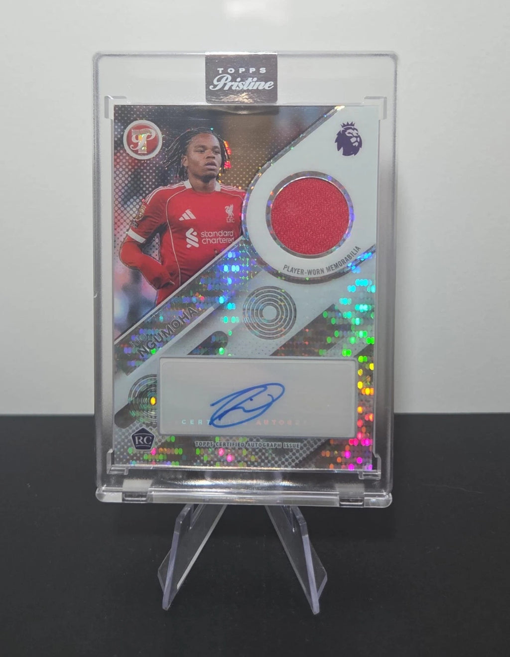 2025-26 Topps Pristine Rio Ngumoha Rookie Auto Patch RC Liverpool