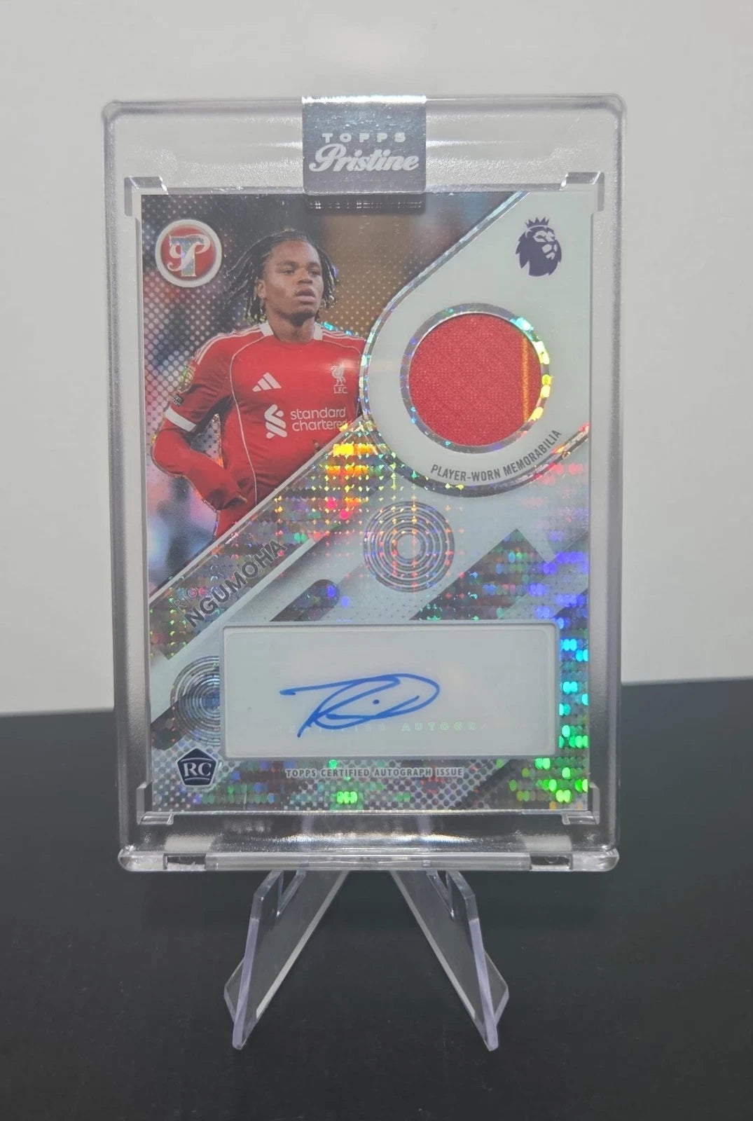 2025-26 Topps Pristine Rio Ngumoha Rookie Auto Patch RC Liverpool