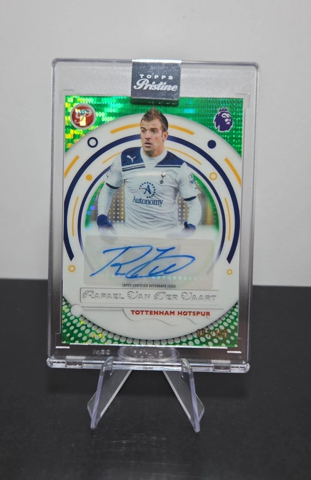 2025-26 Topps Pristine Rafael Van Der Vaart Auto Green /150 Tottenham Spurs