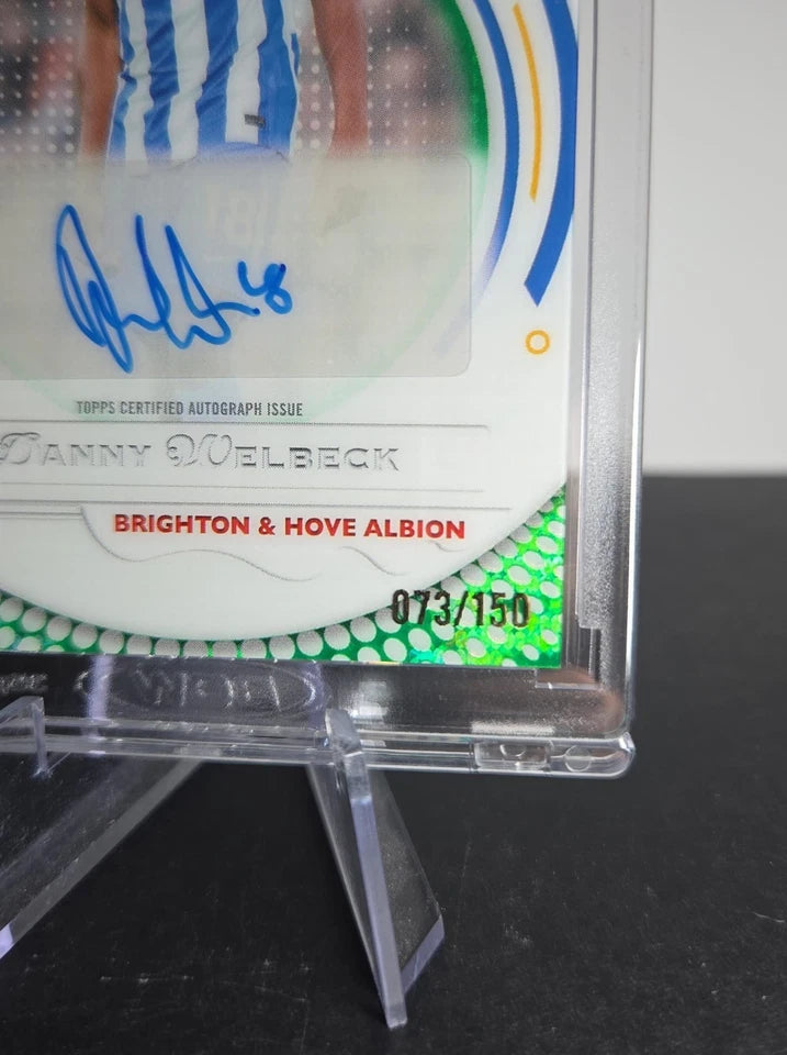 Topps Pristine Auto Green Danny Welbeck /150 Brighton & Hove Albion