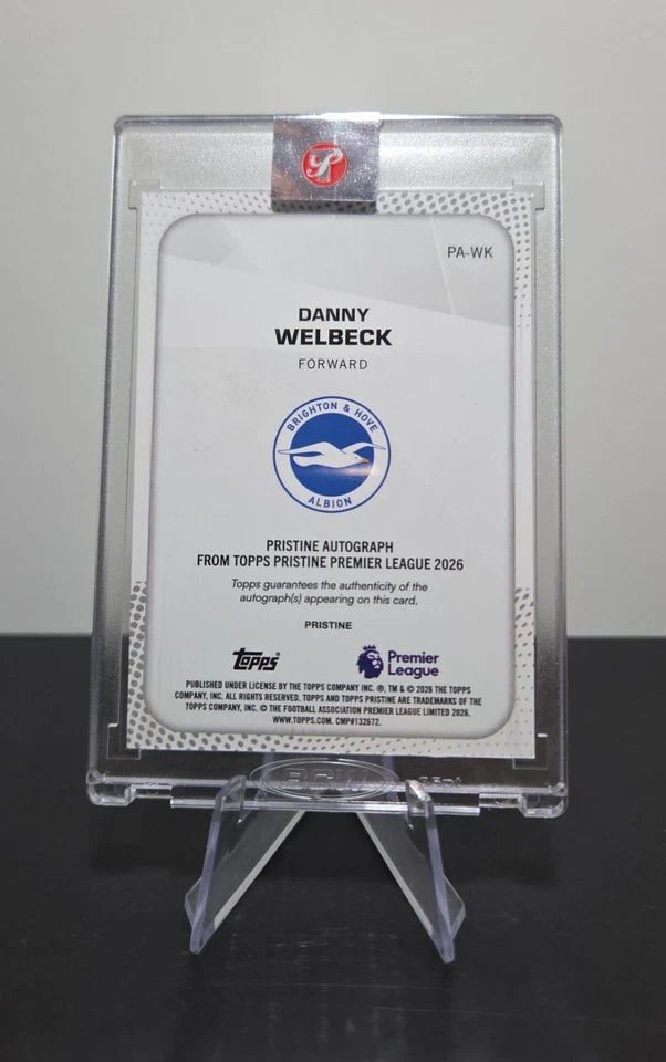 Topps Pristine Auto Green Danny Welbeck /150 Brighton & Hove Albion