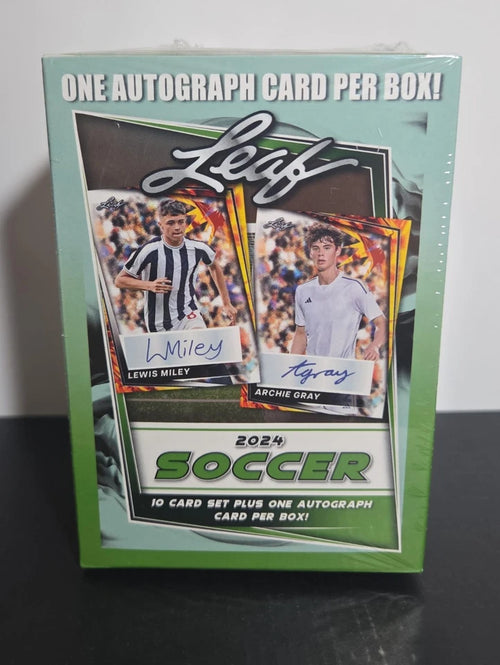 2024 Leaf Soccer 10 Card Box 1 Autograph Card Per Box Factory Sealed