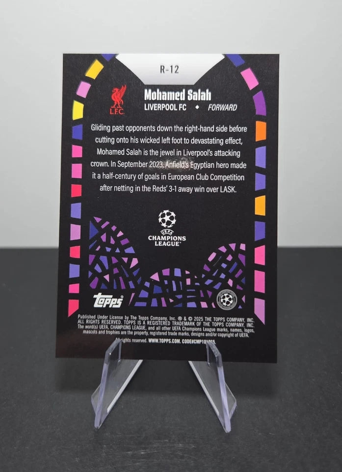 Mohamed Salah 2024-25 Topps Merlin Renaissance Liverpool FC SSP Insert