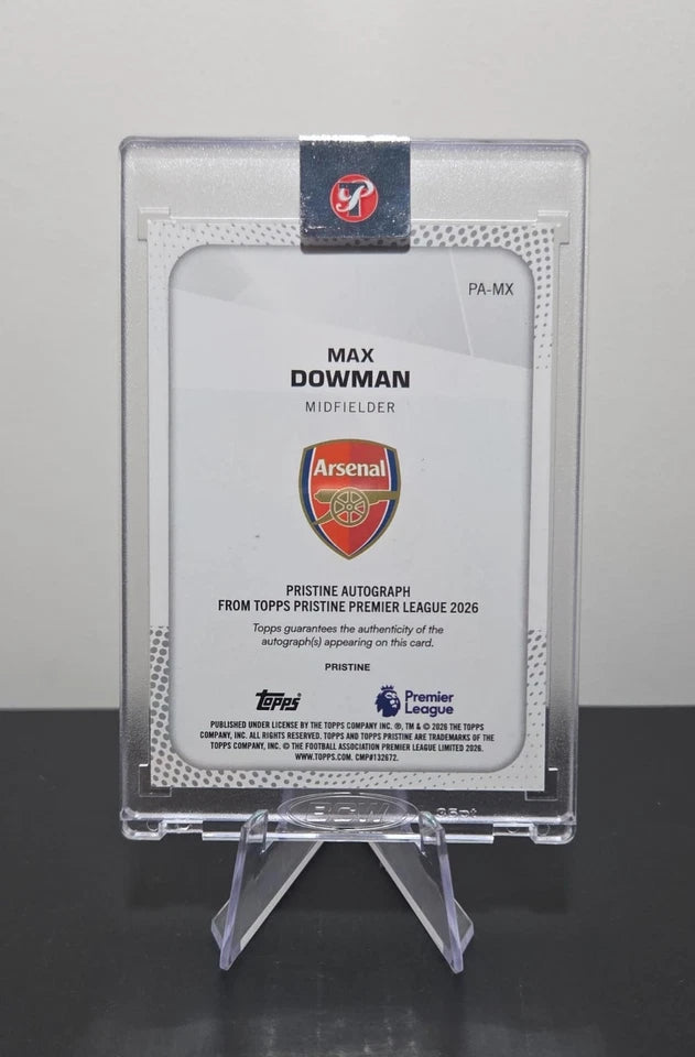 Topps Pristine Max Dowman Rookie Auto Arsenal