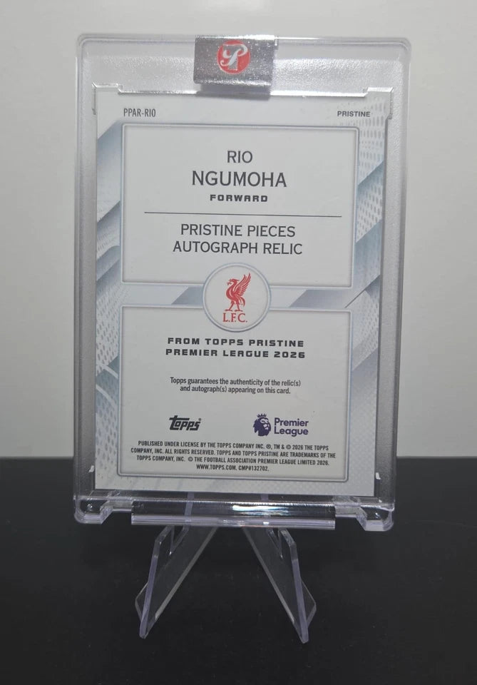 2025-26 Topps Pristine Rio Ngumoha Rookie Auto Patch RC Liverpool