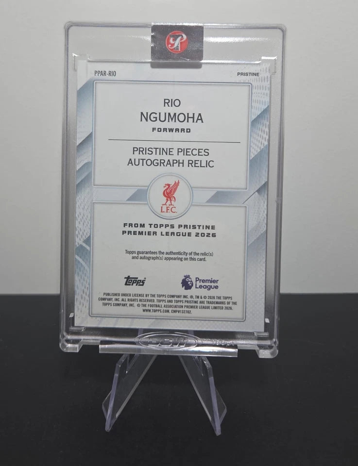 2025-26 Topps Pristine Rio Ngumoha Rookie Auto Patch RC Liverpool
