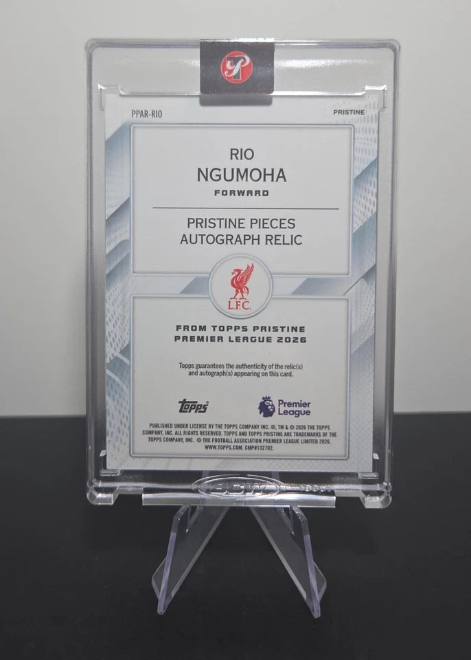 2025-26 Topps Pristine Rio Ngumoha Rookie Auto Patch RC Liverpool