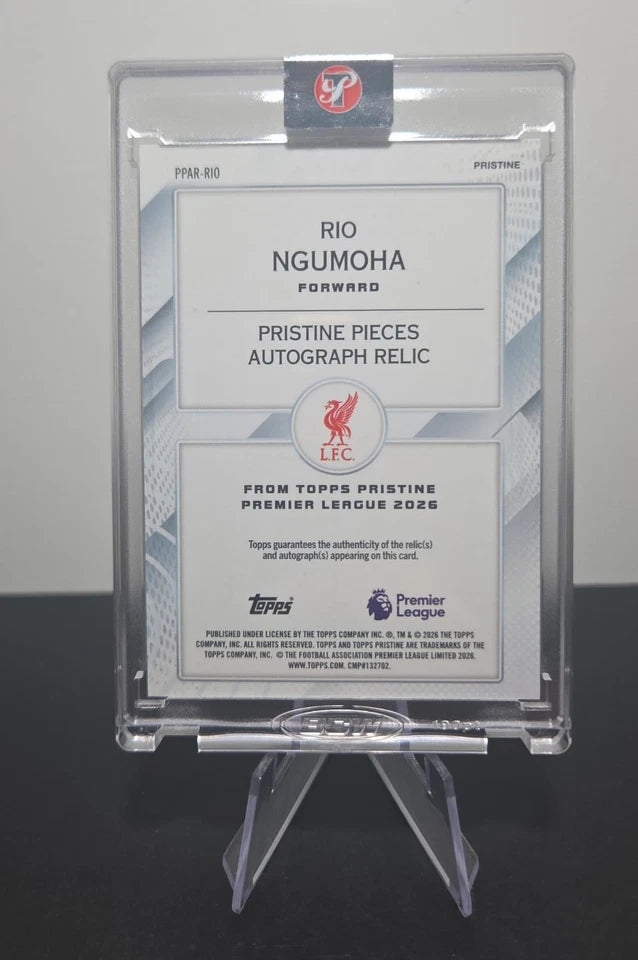 2025-26 Topps Pristine Rio Ngumoha Rookie Auto Patch RC Liverpool