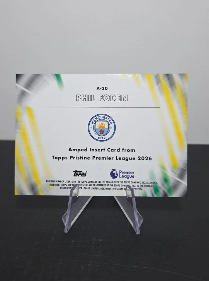 2025-26 Topps Pristine Phil Foden Amped Case Hit SP Manchester City