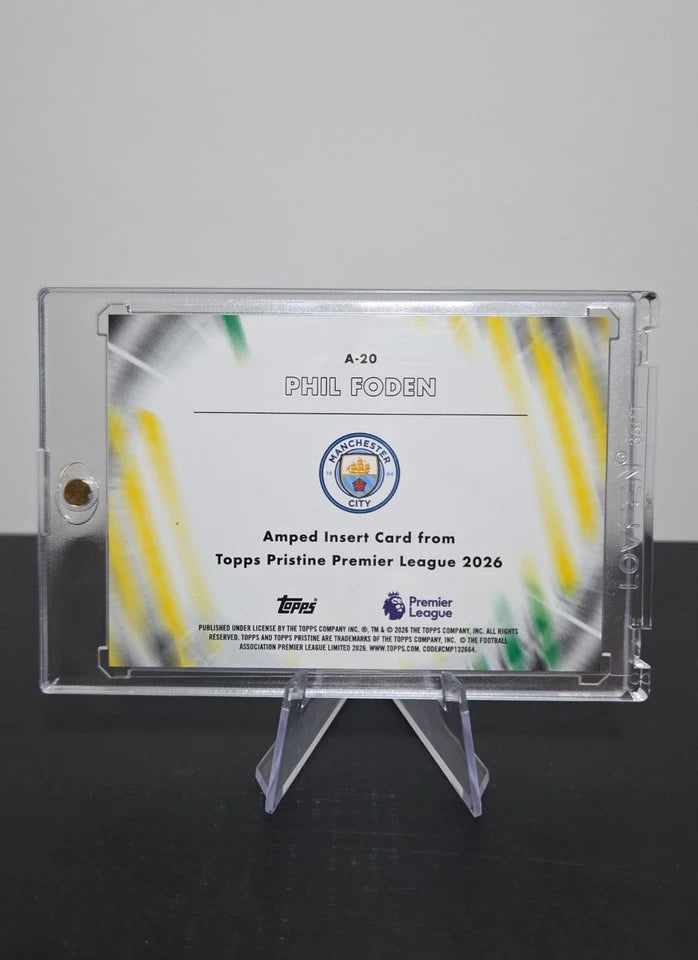 2025-26 Topps Pristine Phil Foden Amped Case Hit SP Manchester City