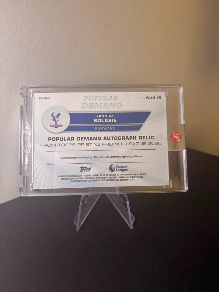 Topps Pristine Popular Demand Patch Auto Relic Yannick Bolasie /75