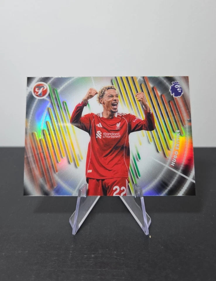 Hugo Ekitike A-17 Amped Insert Topps Pristine PL Case Hit 2026 Liverpool FC