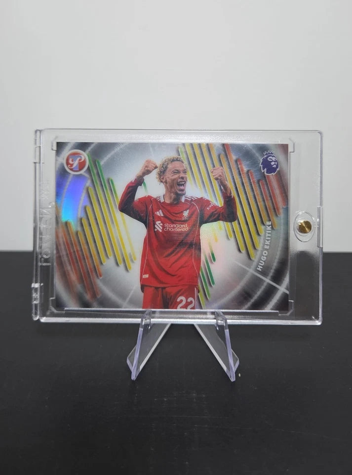 Hugo Ekitike A-17 Amped Insert Topps Pristine PL Case Hit 2026 Liverpool FC